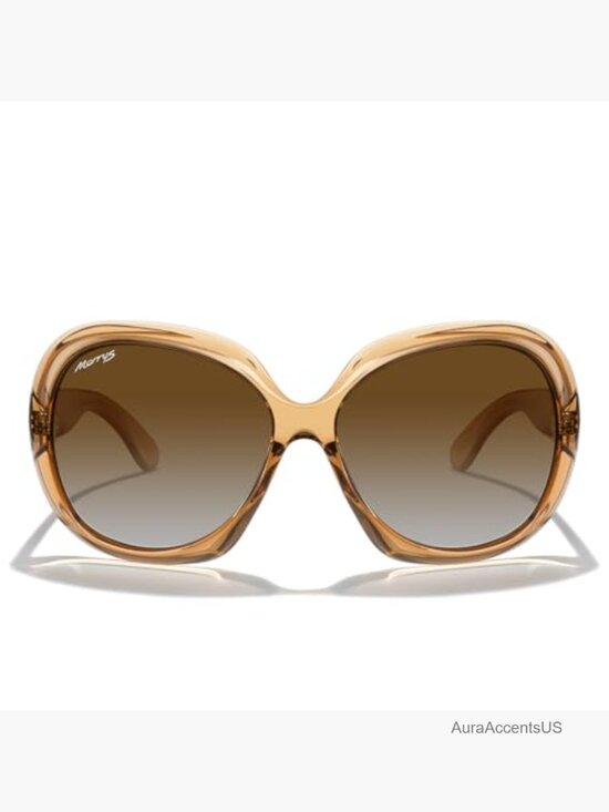 Oversized Butterfly Polarized Sunglasses for Women Retro Frame main image 4